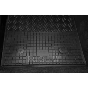 Specific rubber mats suitable for Alfa Romeo Stelvio 2017-2020, after 2020, 4-piece set, black color-image-6249629