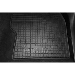 Specific rubber mats suitable for Alfa Romeo Stelvio 2017-2020, after 2020, 4-piece set, black color-image-6249630