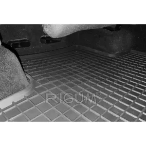 Specific rubber mats suitable for Alfa Romeo Stelvio 2017-2020, after 2020, 4-piece set, black color-image-6249631