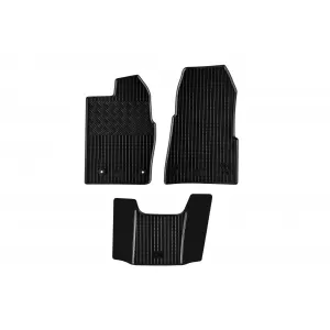 Mochete din cauciuc specifice, potrivite pentru Ford Tourneo Custom după 2018, 2 sau 3 locuri cu cutie de viteză pe raft, set de 3 piese, culoare neagră-image-6249811
