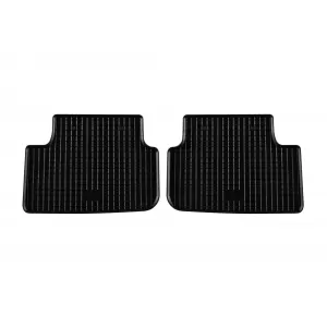 Specific rubber mats suitable for Volkswagen T-Cross after 2019, 4-piece set, black color-image-6249846