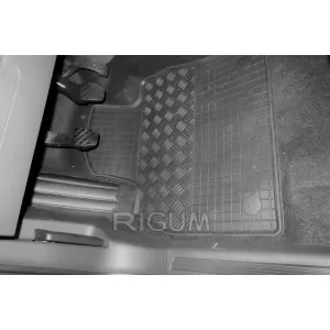 Specific rubber mats suitable for Volkswagen T-Cross after 2019, 4-piece set, black color-image-6249847