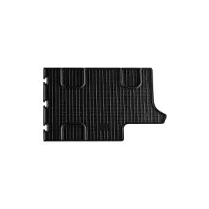 Specific rubber mats suitable for Mercedes V class W447, Vito after 2014 for third row seats, 2-piece set, black color-image-6249906