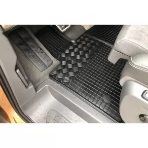 Mănuși de cauciuc specifice potrivite pentru VW T7 Multivan după 2022, 2 locuri, set de 3 piese, culoare neagră-image-6250086