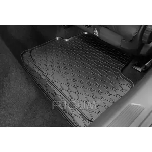 Mochete de cauciuc specifice potrivite pentru Seat Leon, Cupra Leon eTSI, Volkswagen Golf VIII eTSI hatchback, wagon, Skoda Octavia E-Tech după 2020, set de 4 piese, culoare neagră-image-6250133