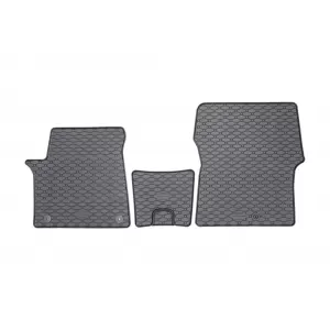 Mochete din cauciuc specifice, potrivite pentru Hyundai Staria 2-3 locuri după 2022, set de 3 piese, culoare neagră-image-6250192