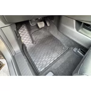 Specific rubber mats suitable for Nissan X-Trail e-Power after 2023, 4-piece set, black color-image-6250209