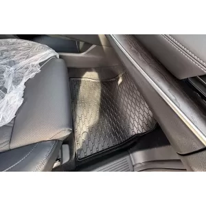 Specific rubber mats suitable for Nissan X-Trail e-Power after 2023, 4-piece set, black color-image-6250210