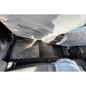Specific rubber mats suitable for Nissan X-Trail e-Power after 2023, 4-piece set, black color-image-6250211