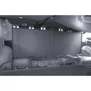 Specific rubber mats suitable for Ford Tourneo Custom after 2024, for third row seats, 2-piece set, black color-image-6250221