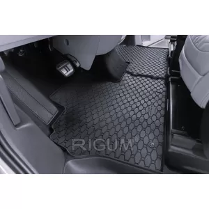 Mochete de cauciuc specifice potrivite pentru Volkswagen ID.Buzz 2 locuri, 3 locuri după 2023, set de 2 piese, culoare neagră-image-6250244