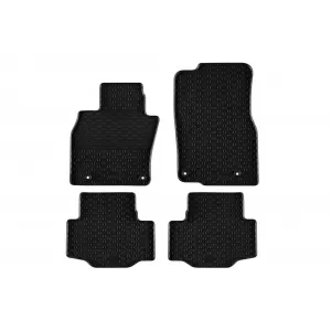 Mochete din cauciuc specifice, potrivite pentru Mazda CX-80 după 2025, set de 4 piese, culoare neagră-image-6250293