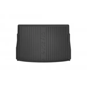 Covor de portbagaj Frogum Dry Zone potrivit pentru Volkswagen Golf VIII hatchback după 2019, cu podeaua portbagajului în poziția superioară, cu compartimente laterale de depozitare, cu roată de rezerv