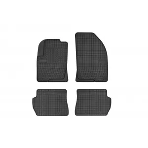 Specific rubber mats suitable for Frogum El Toro series for Ford Fusion 2002-2013, Fiesta 2002-2008, Mazda 2 2002-2007, 4-piece set, black color