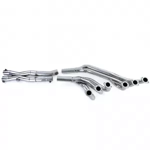 Collettore di scarico in acciaio inox da corsa adatto per BMW 3 Series E30 6 cilindri. 320 323 325 M20-image-6250443