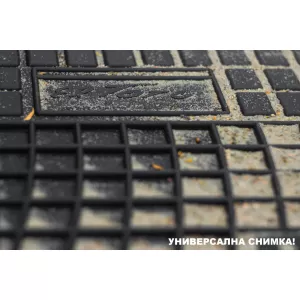 Specific rubber mats suitable for Citroen C3 Aircross after 2018, 4-piece set, black color-image-6250689