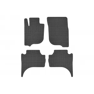 Maturi de cauciuc specifice, potrivite pentru Mitsubishi L200 după 2019, set de 4 piese, culoare neagră