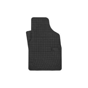 Specific rubber mats suitable for Fiat Panda III after 2011, 4-piece set, black color-image-6250747