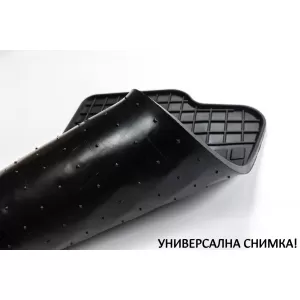 Mănuși de cauciuc specifice potrivite pentru Toyota Yaris 1999-2005 cu 3 uși, set de 4 piese, culoare neagră-image-6250791