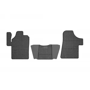 Mănuși de cauciuc specifice potrivite pentru Mercedes Vito, Viano 2003-2014, față, set de 3 piese, culoare neagră