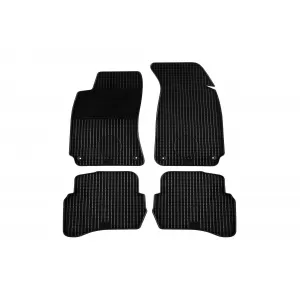 Mochete din cauciuc Gumarny Zubri potrivite pentru Volkswagen Passat B5, B5.5 1997-2004 cu clipsuri rotunde, set de 4 piese, culoare neagră
