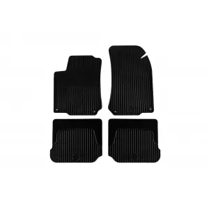 Tălpi din cauciuc Gumarny Zubri potrivite pentru Volkswagen Golf IV, Bora, New Beetle 1997-2002 cu clipsuri rotunde, set de 4 piese, culoare neagră