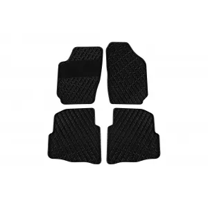Mochete din cauciuc Gumarny Zubri potrivite pentru Skoda Fabia 2000-2007, set de 4 piese, culoare neagră