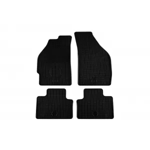 Mochete din cauciuc Gumarny Zubri potrivite pentru Fiat Punto 1999-2005, set de 4 piese, culoare neagră