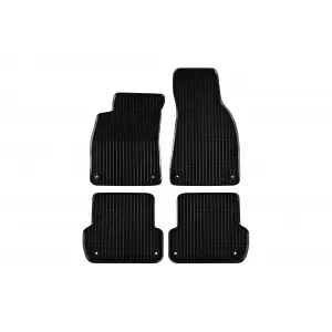 Mochete din cauciuc Gumarny Zubri potrivite pentru Audi A4 sedan, break, cabrio 2000-2004, set de 4 piese, culoare neagră-image-6251214