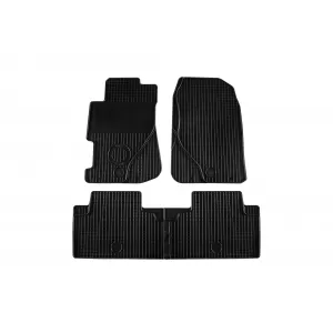 Mănuși din cauciuc Gumarny Zubri potrivite pentru Honda Civic 2000-2006, set de 4 piese, culoare neagră