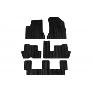 Mănuși din cauciuc Gumarny Zubri potrivite pentru Citroen C4 Picasso, C4 Grand Picasso 2007-2013, set de 6 piese, culoare neagră
