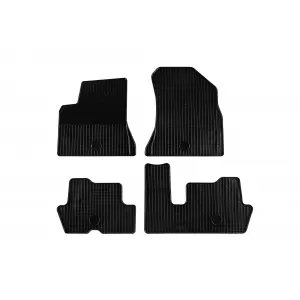 Mochete din cauciuc Gumarny Zubri potrivite pentru Peugeot 3008 2008-2016, 5008 2010-2016, set de 4 piese, culoare neagră