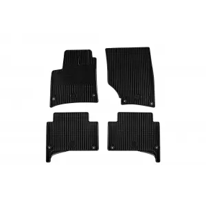 Mănuși din cauciuc Gumarny Zubri potrivite pentru Audi Q7 2005-2015, set de 4 piese, culoare neagră