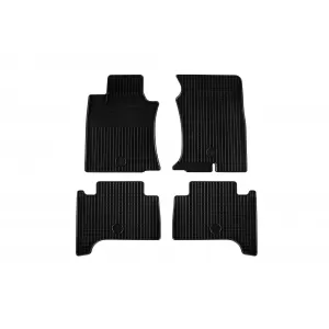 Mănuși din cauciuc Gumarny Zubri potrivite pentru Toyota Land Cruiser J120 2002-2009, Land Cruiser J150 după 2009, set de 4 piese, culoare neagră