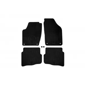 Mănuși din cauciuc Gumarny Zubri potrivite pentru Volkswagen Fox 2005-2009, set de 4 piese, culoare neagră