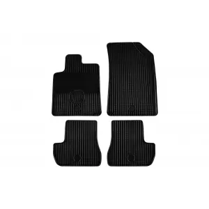 Mochete din cauciuc Gumarny Zubri potrivite pentru Citroen C2 2004-2009, set de 4 piese, culoare neagră