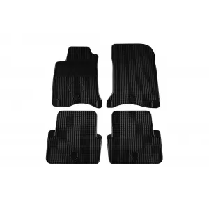 Mănuși din cauciuc Gumarny Zubri potrivite pentru Renault Laguna 2001-2015, set de 4 piese, culoare neagră