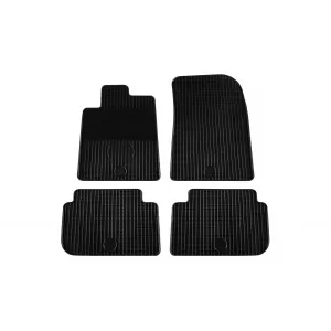 Mochete din cauciuc Gumarny Zubri potrivite pentru Peugeot 407 2004-2011, set de 4 piese, culoare neagră