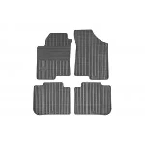 Mănuși din cauciuc Gumarny Zubri potrivite pentru Kia Cerato 2004-2009, set de 4 piese, culoare gri