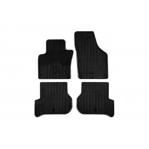 Mănuși din cauciuc Gumarny Zubri potrivite pentru Seat Toledo, Altea, Leon 2004-2008, set de 4 piese, culoare neagră