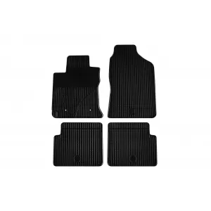 Mochete din cauciuc Gumarny Zubri potrivite pentru Toyota Corolla Verso 2004-2009, set de 4 piese, culoare neagră