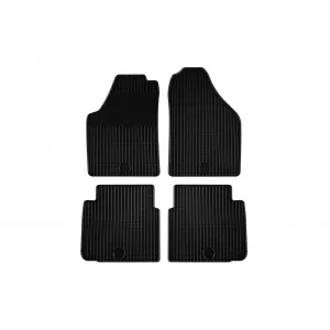 Mănuși din cauciuc Gumarny Zubri potrivite pentru Fiat Idea 2003-2012, set de 4 piese, culoare neagră