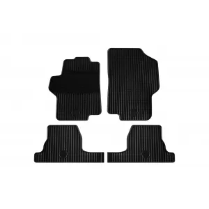 Mănuși din cauciuc Gumarny Zubri potrivite pentru Peugeot 1007 2005-2009, set de 4 piese, culoare neagră