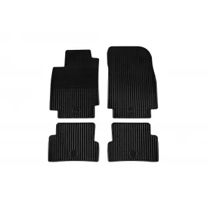 Mochete din cauciuc Gumarny Zubri potrivite pentru Renault Clio 2005-2019, Captur 2013-2019, Modus 2004-2012, set de 4 piese, culoare neagră-image-6251532