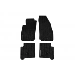 Maturi din cauciuc Gumarny Zubri potrivite pentru Fiat Grande Punto 2006-2009, Linea 2007-2018, Punto EVO 2009-2012, Punto 2012-2018, set de 4 piese, culoare neagră