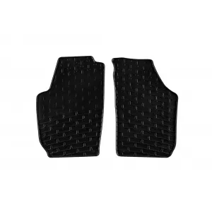 Mochete din cauciuc Gumarny Zubri potrivite pentru Skoda Roomster Praktik 2006-2015, set de 2 piese, culoare neagră