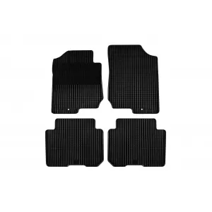 Mochete din cauciuc Gumarny Zubri potrivite pentru Kia Carens 2006-2012, set de 4 piese, culoare neagră