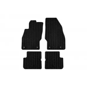 Mănuși din cauciuc Gumarny Zubri potrivite pentru Opel Corsa D 2006-2014, Corsa 2014-2019, set de 4 piese, culoare neagră-image-6251617