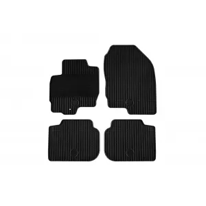 Mănuși din cauciuc Gumarny Zubri potrivite pentru Mitsubishi Colt 2004 - 2009, set de 4 piese, culoare neagră