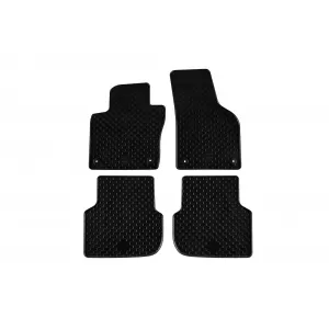 Mănuși din cauciuc Gumarny Zubri potrivite pentru Volkswagen Jetta după 2011, set de 4 piese, culoare neagră